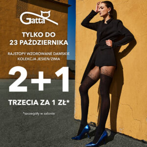 W Gatta promocja 2+1 na rajstopy wzorowane
