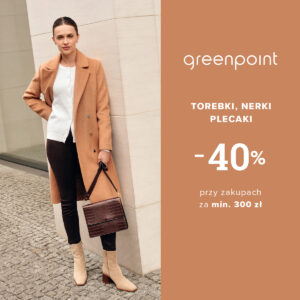 -40% na torebki, plecaki i nerki w greenpoint