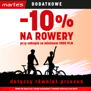 -10% na rowery w Martes Sport