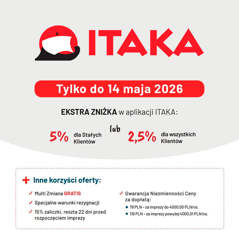 ITAKA: oferta zima 2026/2027 – już teraz