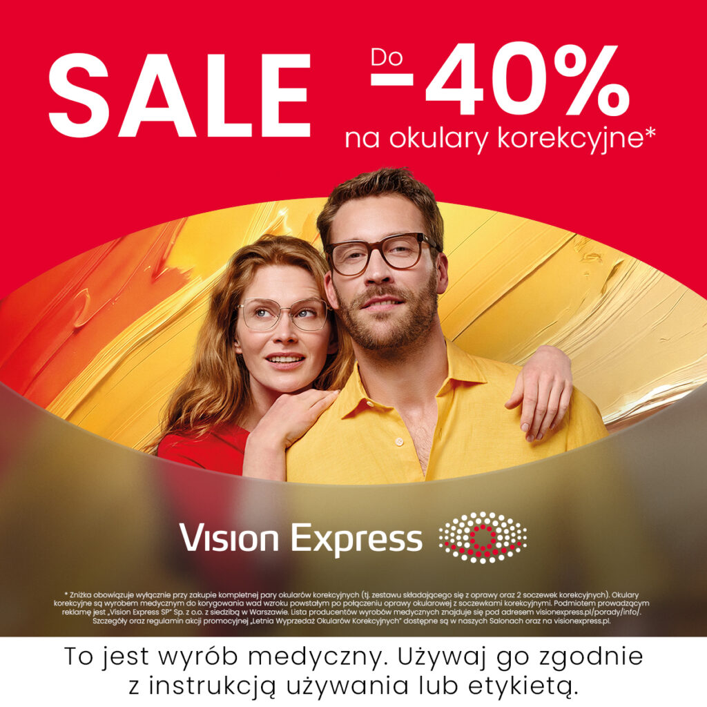 VISION EXPRESS: do -40% na okulary korekcyjne