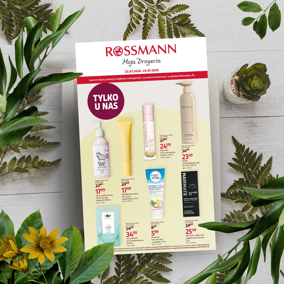 ROSSMANN: nowa gazetka promocyjna